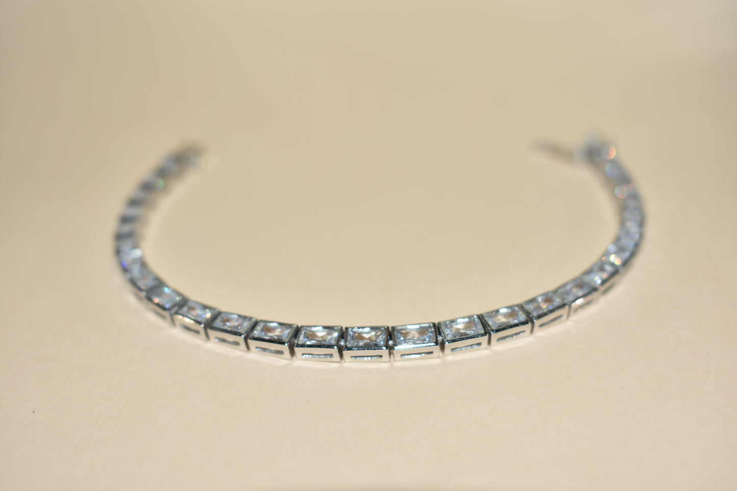 Square Tennis Bracelet