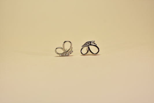Half Butterfly Earrings