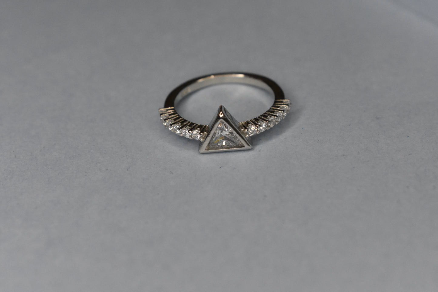 Triangle Stone Ring