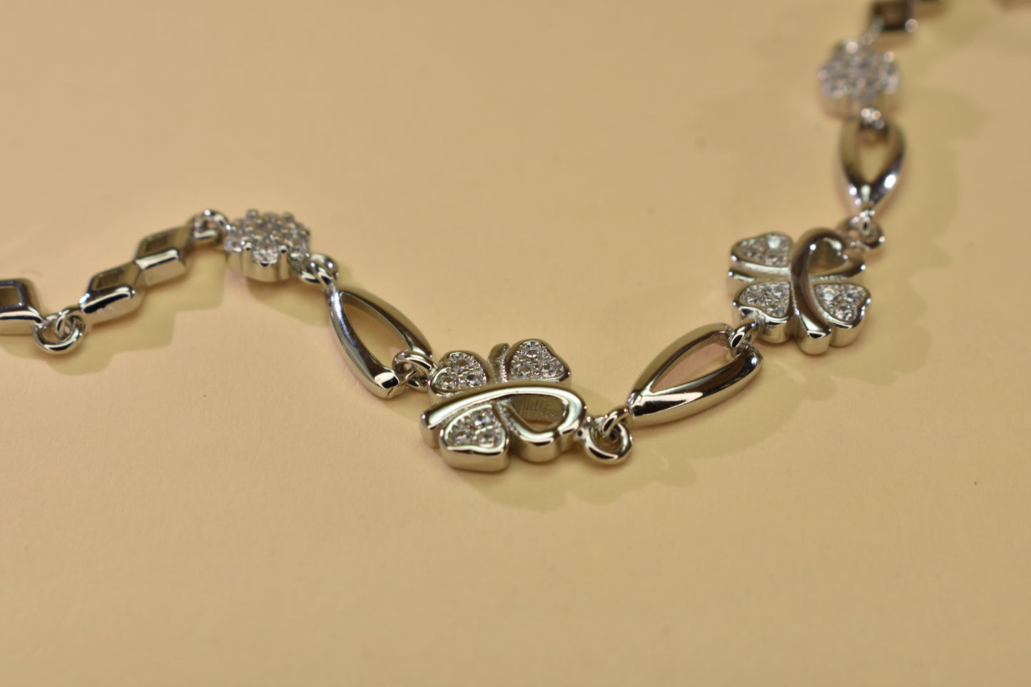 Floral Link Bracelet