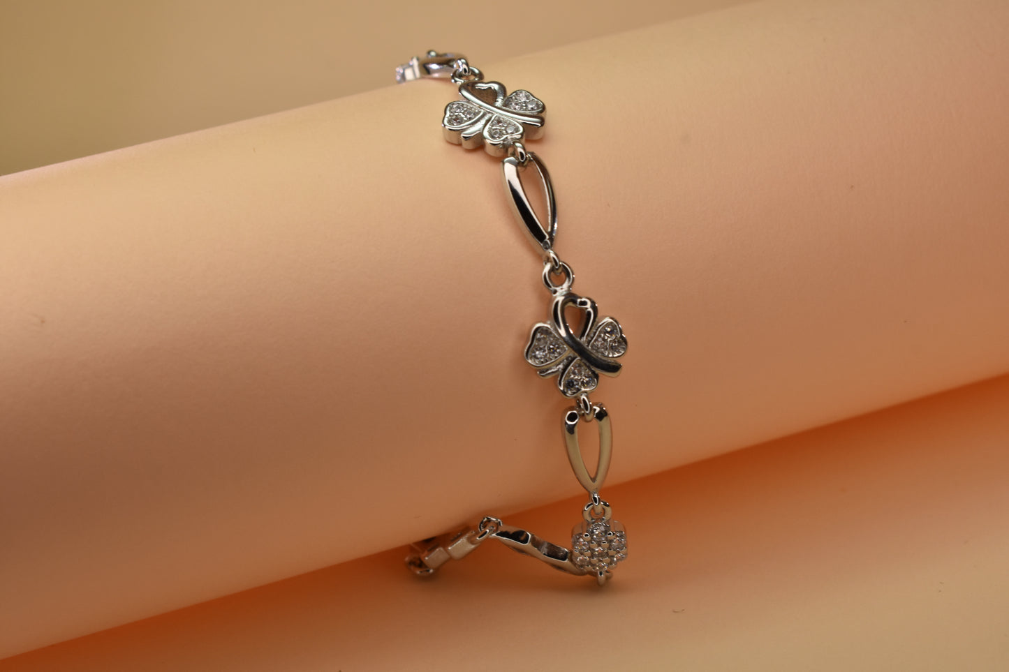 Floral Link Bracelet