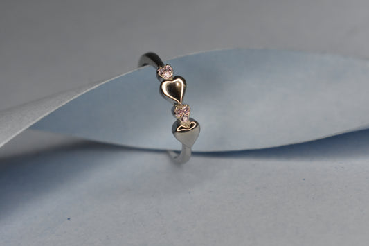 Silver Heart Ring