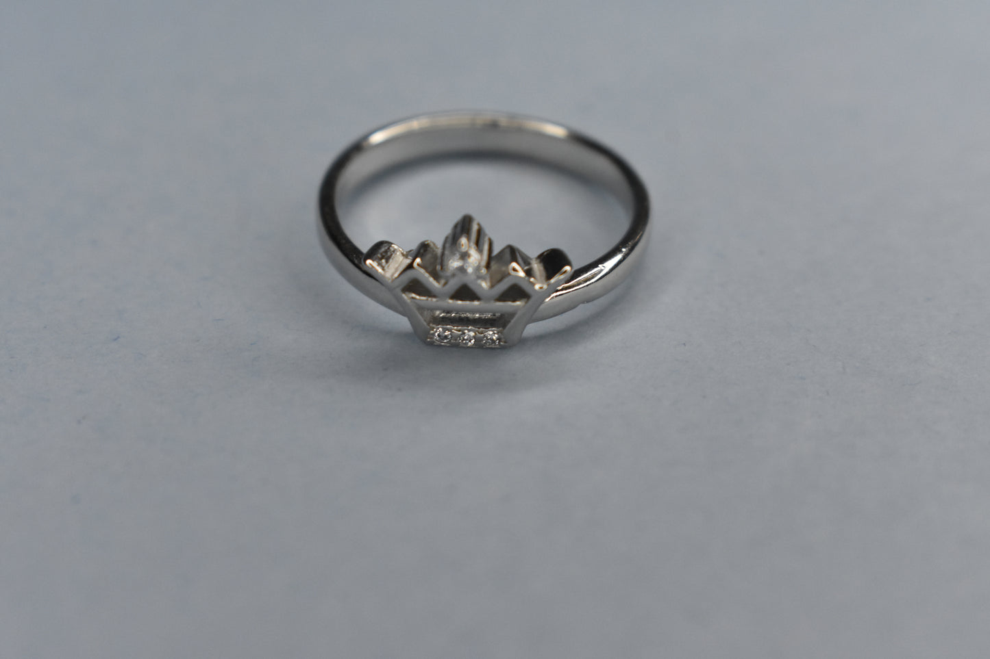 Silver Crown Ring
