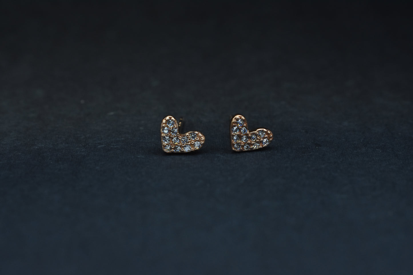 Tiny Heart Italian Stud Earring