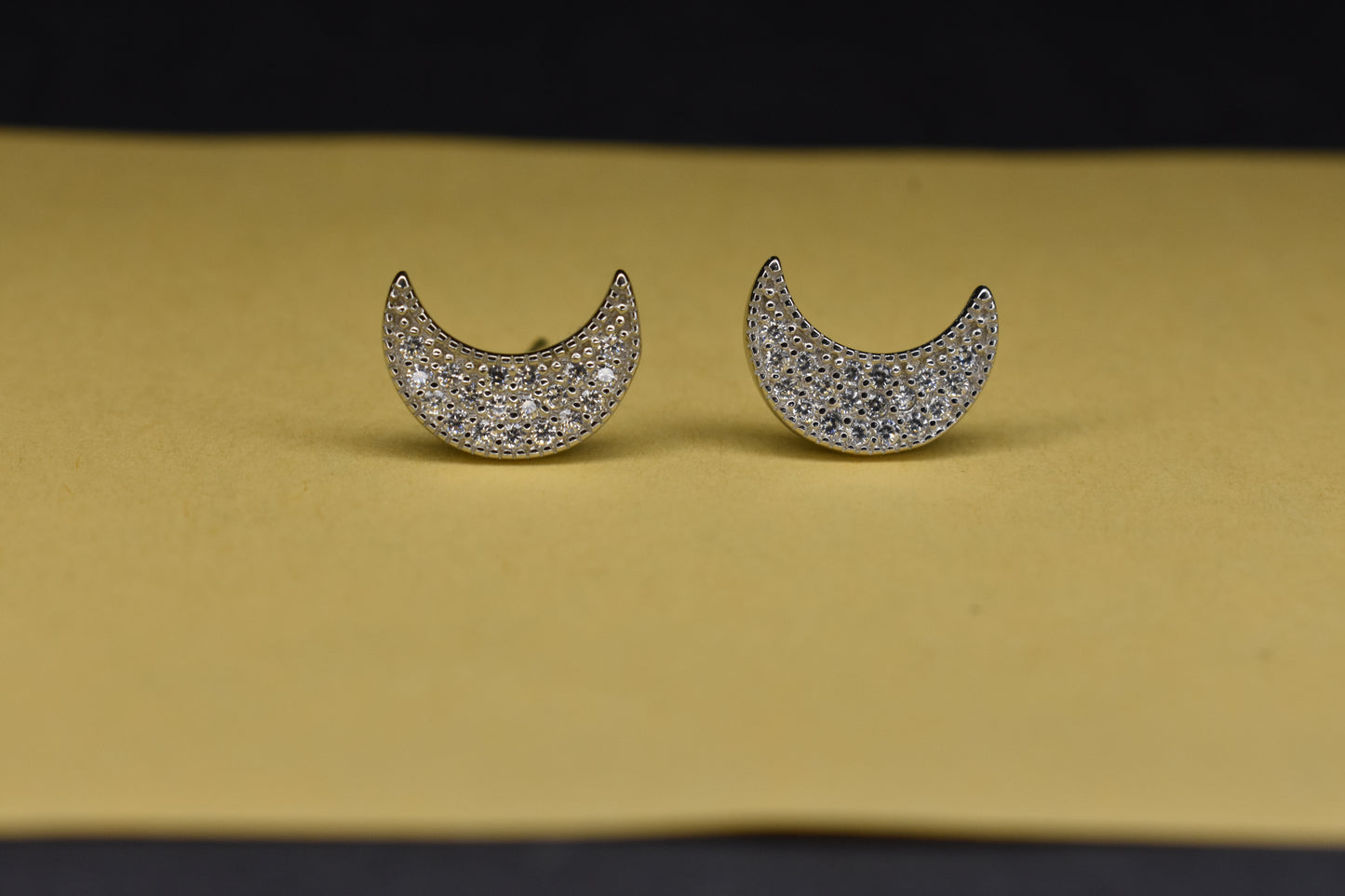 Italian Moon Earring