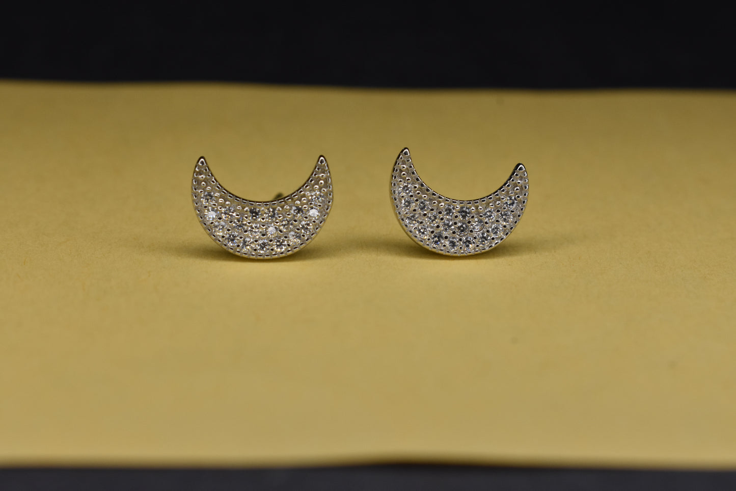 Italian Moon Earring