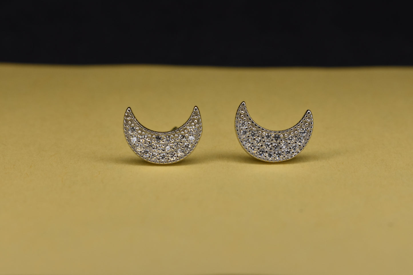 Italian Moon Earring