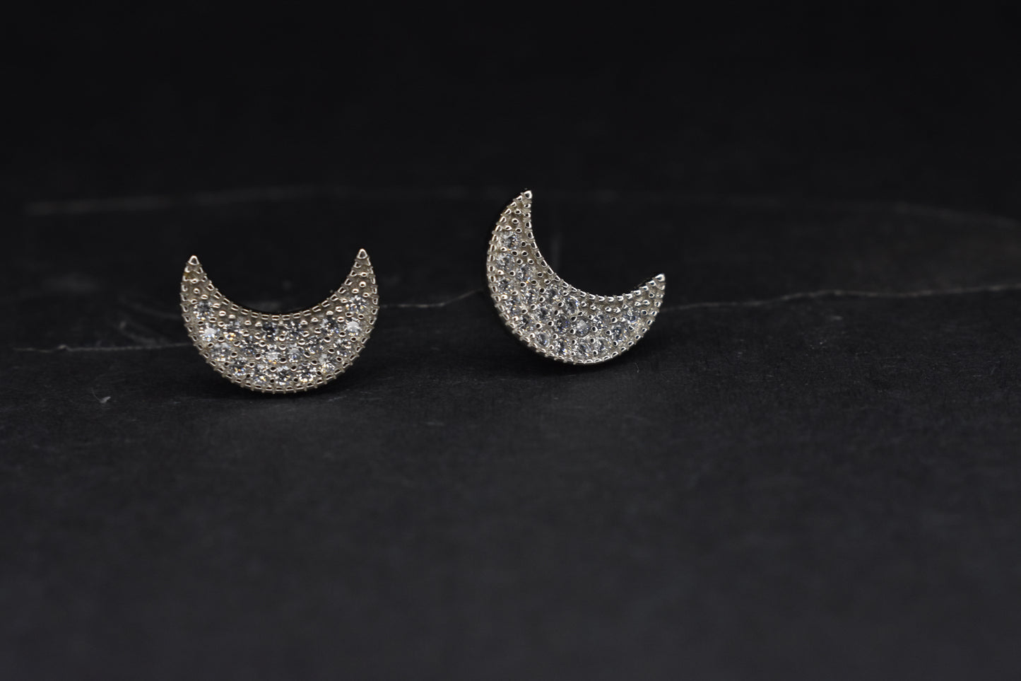 Italian Moon Earring