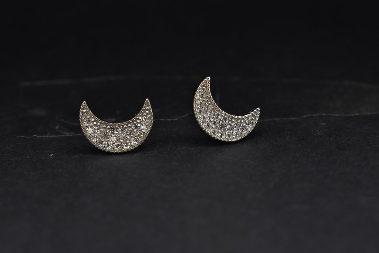 Italian Moon Earring