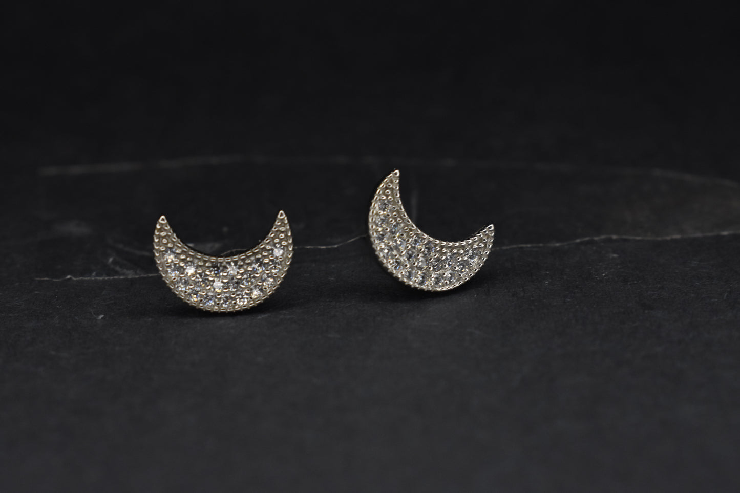 Italian Moon Earring